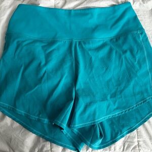 Oiselle Vibrant Blue Athletic Shorts. 6”. Size 10.